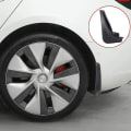 Miniatyrbild 7 av 7: 4st st stänkskydd för Tesla Model 3 Främre Bakre Stänkskydd Fender Kit Grey Model 3