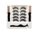 Miniatyrbilde 3 av 11: Magnetiske øyevipper og eyeliner-sett 5 par naturlig utseende løsvipper med magnetisk eyeliner-pinsett Enkel å påføre 13
