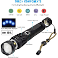 Miniatyrbild 2 av 4: Torch Power Display Long Range P70 Telescopic Zoom Night Rider L