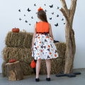 Miniatyrbillede 5 af 5: Piger Halloween Kjole Ferie Casual Heks Græskar Cosplay kostume til børn AWS025 Size 130