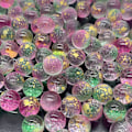Miniatyrbild 2 av 8: 50st 12mm Glaskulor Kulor Charms Clear Pinball hine Hem A