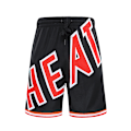 Miniatyrbilde 2 av 2: Nba Retro Basketballbukser Shorts Unisex sportsshorts Student heat black M