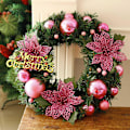 Miniatyrbillede 3 af 5: Ny julekrans 30cm Garland Juledekoration Elegant guld