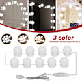 Miniatyrbild 4 av 5: Hollywood-stil LED-lampor Smink sminkbord USB Mirr White 6pcs