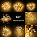 Miniatyrbild 5 av 5: Led String Lights, Mini batteridriven koppartråd Starry Fairy Lights, batteridriven