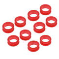 Pikkukuva 5 / 5: 1/2/3/5 10x Parturi-Kampaaja Sakset Sormirengas Red 10 pcs 5PCS