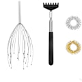 Miniatyrbild 1 av 5: 4 delar Back Scratcher, Teleskopisk Rostfritt stål Back Scratch