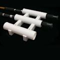Miniatyrbild 3 av 5: 3 Rör Länk Plast Fiskspö Rack Hållare Socket Black