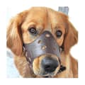 Hunde læder anti-gøen mundkurv til store mellemstore små hunde M