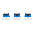 Pikkukuva 5 / 5: 1/2/3/5 Hengittävät ja tyylikkäät miesten shortsit - kesään Blue and Dark Blue XL,1 3PCS
