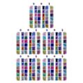 Miniatyrbillede 3 af 5: 1/2/3/5 3-sæt Tidløs Klassisk Nail Art Rhinestones Med Medium 5PCS