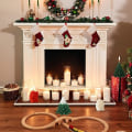 Miniatyrbillede 1 af 5: 4-pak store julesnefnuglys Juledekorationsgaver Boligindretning Fest Soveværelsesbordsdekorationer, 2 stilarter (snefnug) style 2