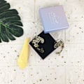 Miniatyrbillede 5 af 5: Elver Ear Cuffs til kvinder. Fe øreringe Håndlavede farverige blomster