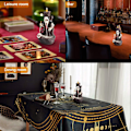 Miniatyrbillede 3 af 10: Kreativt malet kranie backflow røgelse halloween aromaterapi