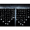 Miniatyrbild 1 av 5: Julfönsterbelysning Gardinljus 3,5m 96 LEDs Snöflingor Fa