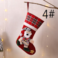 Miniatyrbild 5 av 11: Julstrumpa Stora julklappspåsar Dekorationsstrumpor style 1