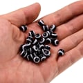 Pikkukuva 9 / 10: 25 kpl/setti Perhokalastushelmet Fish Eye Carolina Rigs Aarteet 5MM