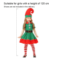 Miniatyrbilde 2 av 5: Nissekostyme, tunika og hatt, jenter, 120 cm