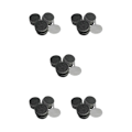 Pikkukuva 2 / 5: 1/2/3/5 Sähköisen jalkaraspin vaihtotyynyt tehokas ja 25mm 80Grit 50 pcs 5PCS