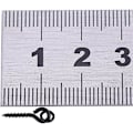 Miniatyrbilde 3 av 5: 100 stk 15 mm agnskruer Fiske opp agn Fiske Boilie agn Skru låsepinner med rund lenke øye svivler Ternal tackle tilbehør, sublight svart