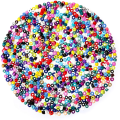 Miniatyrbild 3 av 5: 24000 st Seed Beads Runda 24 färger Handgjorda pärlor 2mm