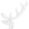 Miniatyrbilde 6 av 9: vidaXL Juledekorasjon reinsdyr akryl 140 LED 120 cm kaldhvit white
