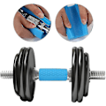 Pikkukuva 4 / 5: \"Tankotangon Gripsit 2kpl, Paksu Tanko Fat Grips, Käsipainoadapteri voimaharjoitteluun, Painotangon Tehostajat\" Red