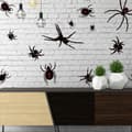 Miniatyrbilde 4 av 5: 4 sett statiske klistremerker for Halloween dekorasjon flaggermus spindelvev