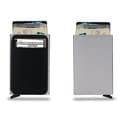 #Ljusgrå kortfodral för 6 kort - unik RFID-krypterad nummer#