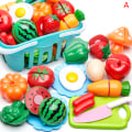 Miniatyrbild 1 av 5: Tillbehör set i plast för kök, frukt och grönsaker A