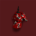 Miniatyrbild 2 av 4: 2 ST Mångsidig julscarf stickad ull varm halsduk C