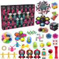 Miniatyrbild 1 av 5: Fidget Toys Squid Game Advent Calendar Pack Anti Stress Toys Kit Blind Box Style 1