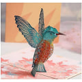 Pikkukuva 4 / 6: Syntymäpäiväkorttilahja vanhemmillesi, ystävillesi ja rakastajillesi, 3D-ponnahduskortti (Kolibri)