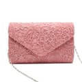 1 st spets satin aftonväska, förvaringsväska, crossbody-väska