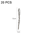 Miniatyrbilde 2 av 5: Istappheng Dekorativt juletre Transparent istapper silver