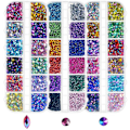 Miniatyrbillede 2 af 5: 1/2/3/5 3-sæt Tidløs Klassisk Nail Art Rhinestones Med Medium 1PCS