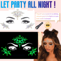 Pikkukuva 3 / 5: Rhinestone Face Gems Jewels, Rave Crystals Face Gems -liimattavat, style 5