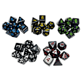 Miniatyrbild 10 av 11: 7 st DND-polyedriska tärningar RPG-tärningar för fängelsehålor-och-drakar, Pathfinder-MTG, D&D-rollspel, set Red