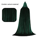 Miniatyrbillede 3 af 5: Unisex dragt med hætte i fuld længde Dark green 110cm