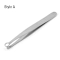 Pikkukuva 1 / 10: Nenäkarvojen Trimmaus Pinsetit Pyöreä Kärki Kulmakarvojen Nypintä Pinsetit 1PC Style A