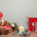 Miniatyrbild 3 av 5: Konstgjorda snöiga ceder- och bärljusringar Jul Faux Cederkvistar Krans Minifönster Spegel Kransar Kottar Red 4pcs
