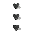 Pikkukuva 2 / 5: 1/2/3/5 Sähköisen jalkaraspin vaihtotyynyt tehokas ja 35mm 80Grit 50 pcs 3PCS