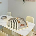 Miniatyrbild 2 av 5: Food Dome Cover | Meshöverdrag för matparaply, andningsbart Dammtät picknickbordsnätöverdrag för serveringsfat utomhus