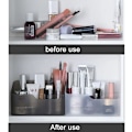 Miniatyrbillede 4 af 9: Desktop Makeup Opbevaringsboks Diverse beholdere black with grid