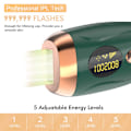 Miniatyrbillede 5 af 5: EU Stik Epilator Hårfjerner Manuel Automatisk Fjernelse Dark Green