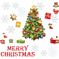 Miniatyrbild 2 av 6: Christmas Snowflake Window Stickers för Glas Xmas Stickers style 1