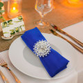 Miniatyrbilde 4 av 5: Blomst Serviettringer Legering Blomstrete Rhinestone Servietter Ringer Krystall Rhinestone