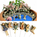 Miniatyrbillede 6 af 6: 6 stk. Mini Feer Figurer Have Udendørs Dekoration