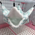 Miniatyrbild 1 av 8: Smådjur Hängmattor Hamster Iller Marsvin Bomull Soft Sl Green L:34*34cm
