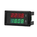 AC 80-300V 100A Digital Voltmeter Amperemeter Strömstyrketestare Mätare Grön Röd LED Amp Dubbel Display AC Pa